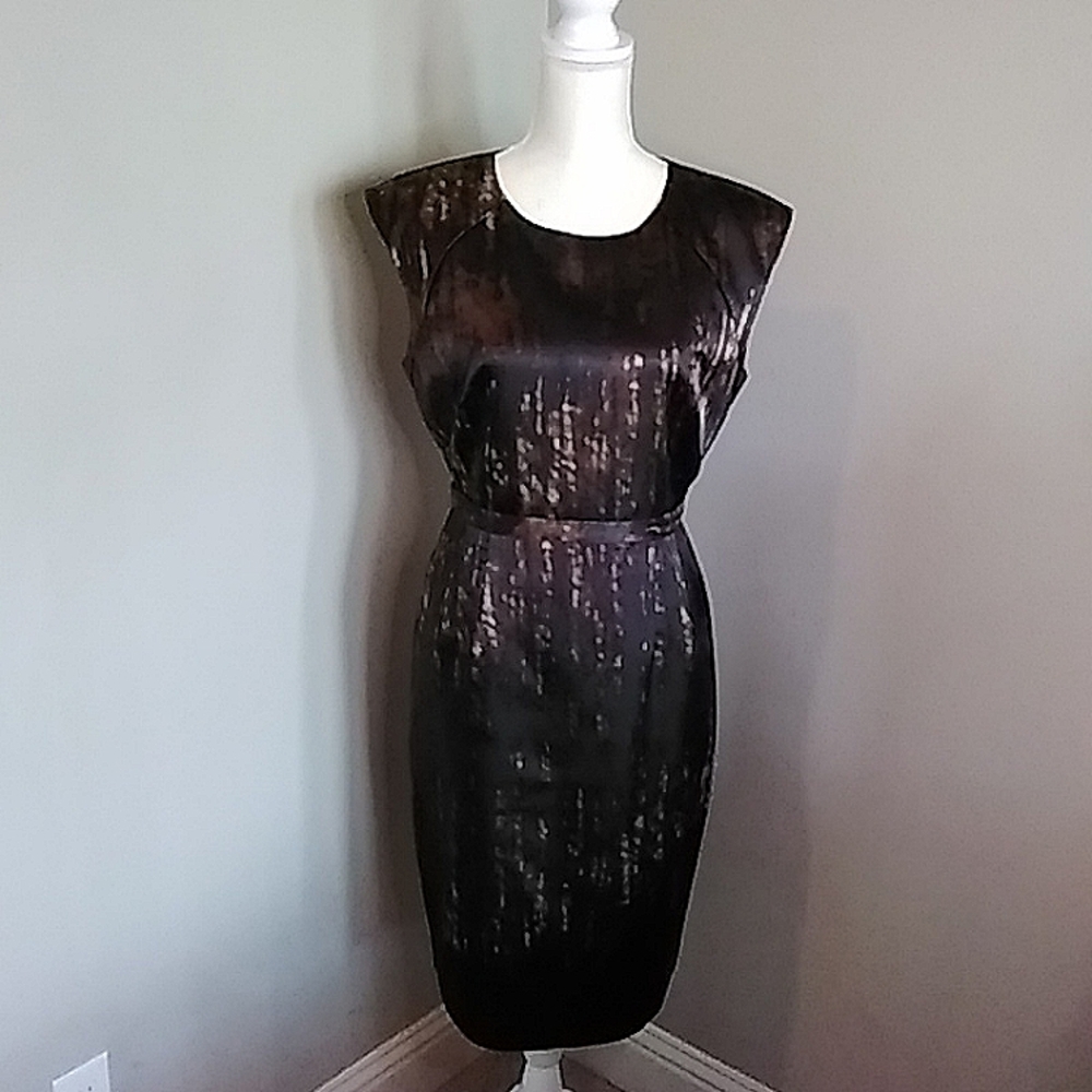 Tahari Tie Dye Sheeth Dress